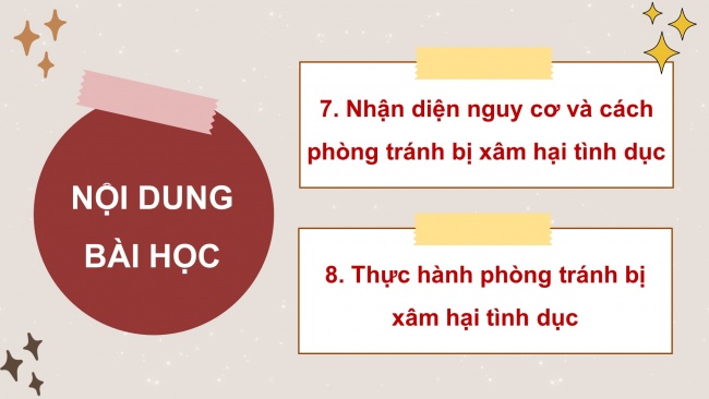 Soạn giáo án điện tử HĐTN 4 CTST bản 1 CĐ2 - Tuần 8: Nhận diện nguy cơ và cách phòng tránh bị xâm hại tình dục - Thực hành phòng tránh bị xâm hại tình dục