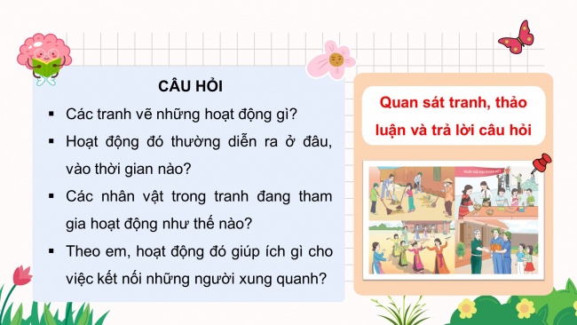 Soạn giáo án điện tử HĐTN 4 CTST bản 1 Chủ đề 4 Tuần 14: HĐGDTCĐ - Hoạt động 3, 4