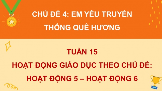 Soạn giáo án điện tử HĐTN 4 CTST bản 1 Chủ đề 4 Tuần 15: HĐGDTCĐ - Hoạt động 5, 6