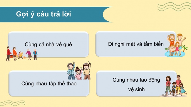 Soạn giáo án điện tử HĐTN 4 CTST bản 2 Tuần 6: HĐGDTCĐ - Kế hoạch hoạt động gắn kết yêu thương của gia đình