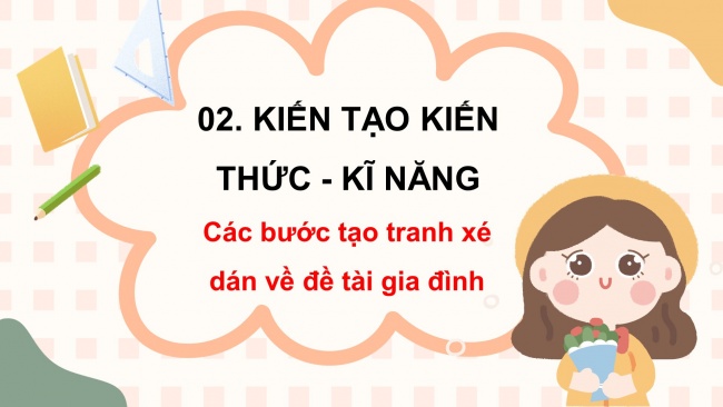 Soạn giáo án điện tử mĩ thuật 4 CTST bản 1 Bài 1: Tranh xé dán giấy màu