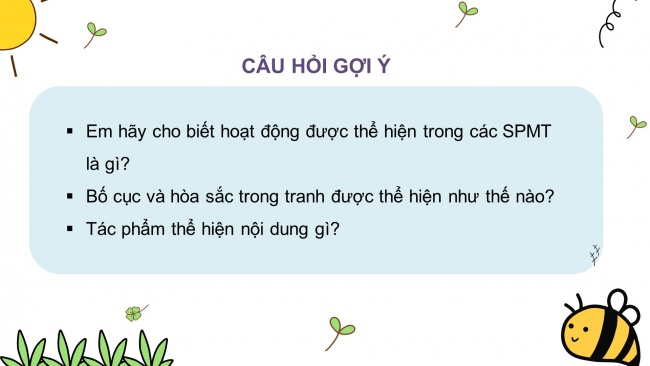 Soạn giáo án điện tử mĩ thuật 4 CTST bản 2 Bài 3: Thiên nhiên muôn hình