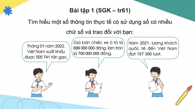 Soạn giáo án điện tử toán 4 cánh diều Bài 25: Em vui học Toán