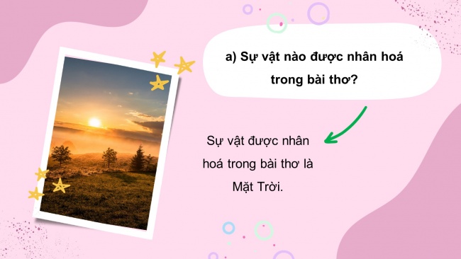 Soạn giáo án điện tử tiếng việt 4 cánh diều Bài 3 Luyện từ và câu 2: Luyện tập về nhân hoá