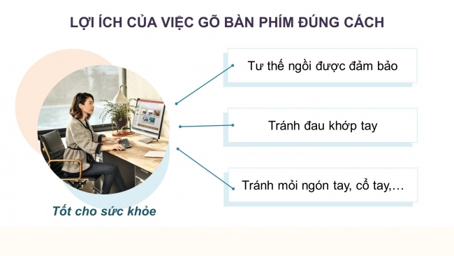 Soạn giáo án điện tử tin học 4 cánh diều Chủ đề A2 Bài 2: Thực hành gõ bàn phím đúng cách