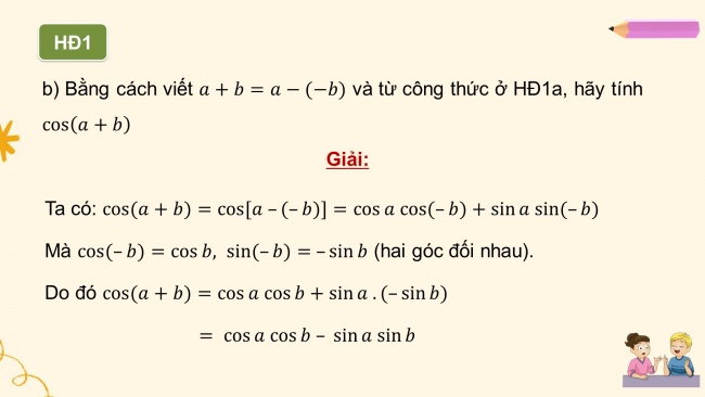 Soạn giáo án điện tử toán 11 KNTT Bài 2: Công thức lượng giác