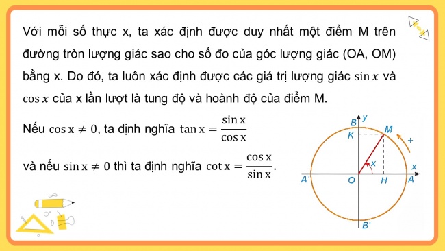 Soạn giáo án điện tử toán 11 KNTT Bài 3: Hàm số lượng giác