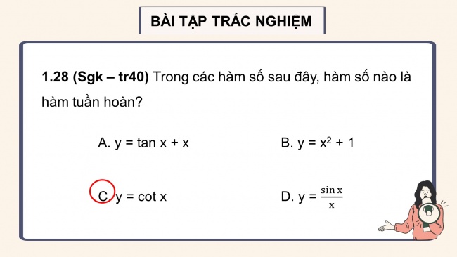 Soạn giáo án điện tử toán 11 KNTT : Bài tập cuối chương 1