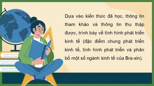 Soạn giáo án điện tử địa lí 11 KNTT Bài 8: Thực hành: Viết báo cáo về tình hình phát triển kinh tế – xã hội ở Cộng hoà Liên bang Bra-xin