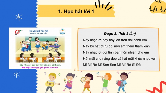 Bài giảng điện tử âm nhạc 6 cánh diều