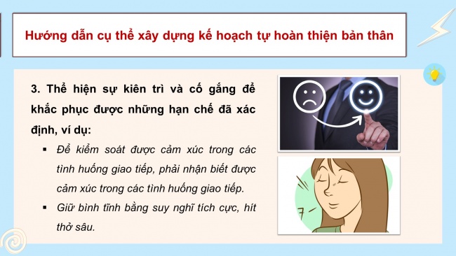 Soạn giáo án điện tử HĐTN 11 KNTT Chủ đề 3: Rèn luyện bản thân - Hoạt động 7, 8