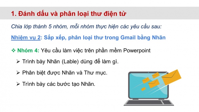 Soạn giáo án điện tử khoa học máy tính 11 KNTT Bài 8: Thực hành nâng cao sử dụng thư điện tử và mạng xã hội