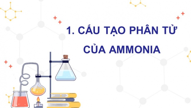 Soạn giáo án điện tử hóa học 11 CTST  Bài 4: Ammonia và một số hợp chất ammonium