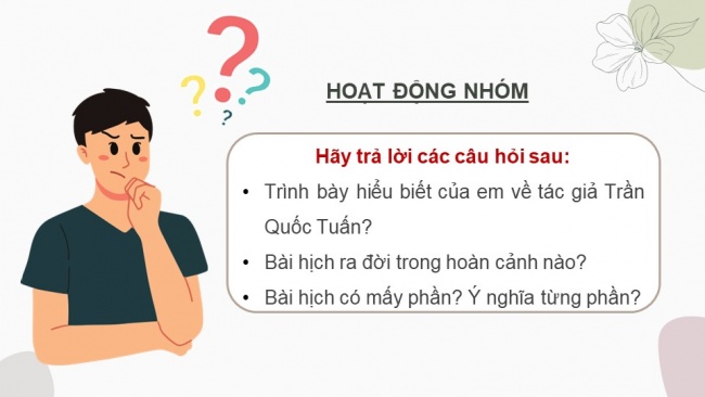 Soạn giáo án điện tử Ngữ văn 8 KNTT Bài 3 Đọc 1: Hịch tướng sĩ