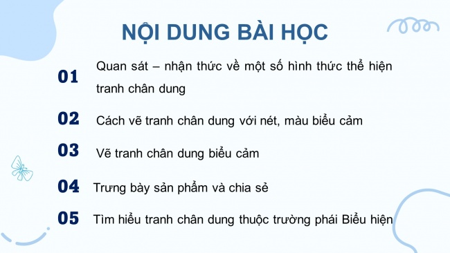 Soạn giáo án điện tử Mĩ thuật 8 CTST (bản 1) Bài 3: Tranh chân dung theo trường phái Biểu hiện