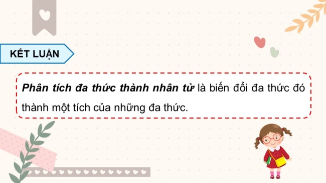 Soạn giáo án điện tử Toán 8 CD Chương 1 Bài 4: Vận dụng hằng đẳng thức vào phân tích đa thức thành nhân tử