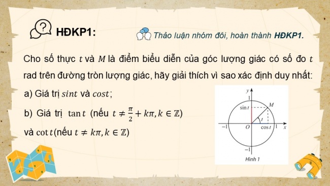 Soạn giáo án điện tử toán 11 CTST Bài 4: Hàm số lượng giác và đồ thị