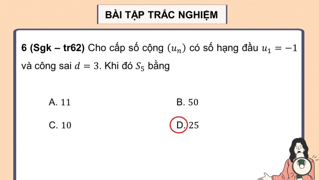 Soạn giáo án điện tử toán 11 CTST : Bài tập cuối chương 2