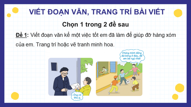 Soạn giáo án điện tử Tiếng Việt 4 CD Bài 7 Góc sáng tạo: Tình làng nghĩa xóm; Tự đánh giá: Trời mưa