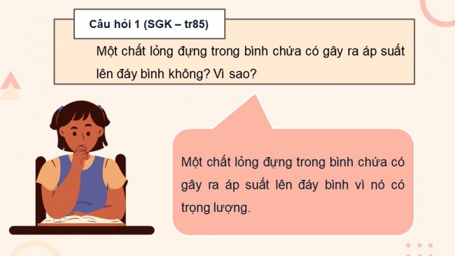 Soạn giáo án điện tử KHTN 8 CD Bài 17: Áp suất chất lỏng và chất khí