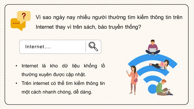 Soạn giáo án điện tử Tin học 8 CD Chủ đề C Bài 1: Dữ liệu số trong thời đại thông tin