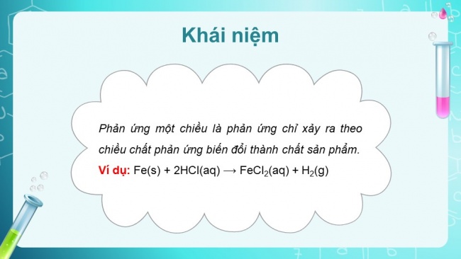 Soạn giáo án điện tử hóa học 11 Cánh diều  Bài 1: Mở đầu về cân bằng hoá học