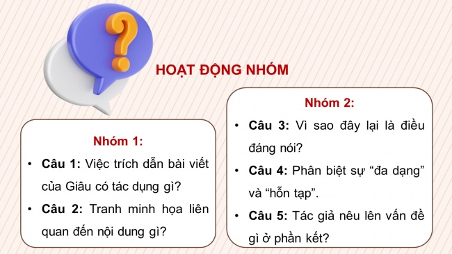 Soạn giáo án điện tử ngữ văn 11 Cánh diều Bài 4 Đọc 3: Tiếng Việt lớp trẻ bây giờ