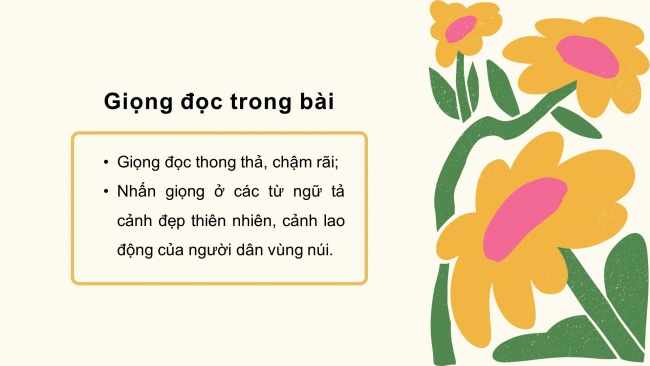 Soạn giáo án điện tử tiếng việt 4 CTST CĐ 3 Bài 8 Đọc: Những mùa hoa trên cao nguyên đá