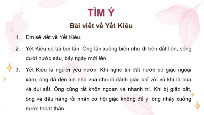 Soạn giáo án điện tử Tiếng Việt 4 CD Bài 8 Viết 2: Luyện tập viết đoạn văn về một câu chuyện em thích