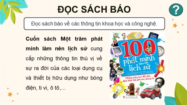 Soạn giáo án điện tử tiếng việt 4 KNTT Bài 20 Đọc mở rộng