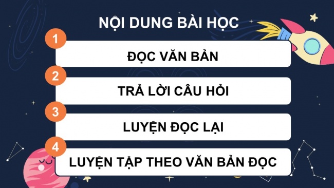 Soạn giáo án điện tử tiếng việt 4 KNTT Bài 24 Đọc Người Tìm Đường Lên Các Vì Sao