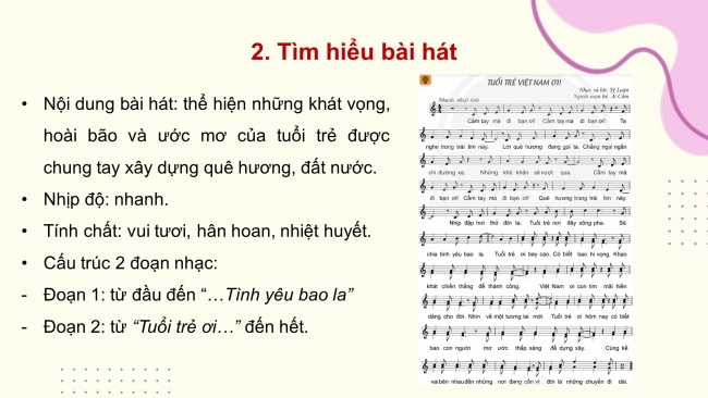 Bài giảng điện tử âm nhạc 11 chân trời sáng tạo