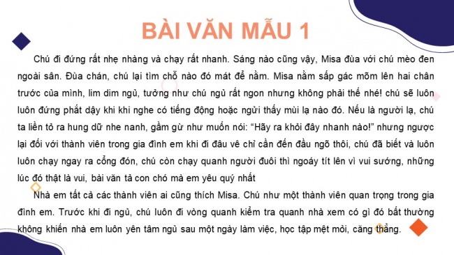 Soạn giáo án điện tử tiếng việt 4 KNTT Bài 29: Viết bài văn miêu tả con vật