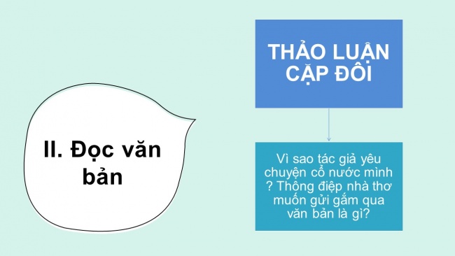 Soạn giáo án điện tử ngữ văn 6 CTST bài 2: Đọc kết nối chủ điểm Chuyện cổ nước mình
