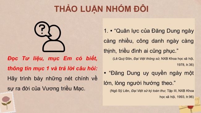 Soạn giáo án điện tử Lịch sử 8 KNTT Bài 5: Cuộc xung đột Nam - Bắc triều và Trịnh - Nguyễn