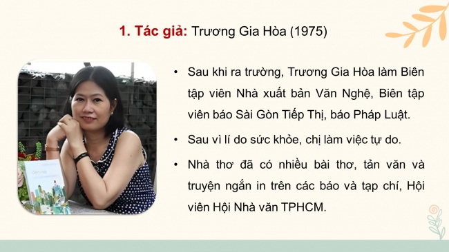 Soạn giáo án điện tử Ngữ văn 8 CTST Bài 1 Đọc 3: Những chiếc lá thơm tho