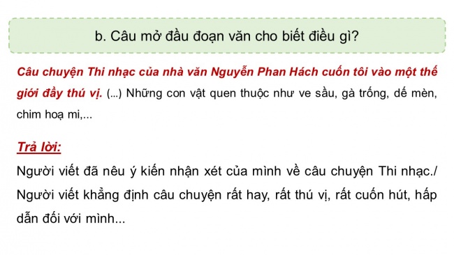 Soạn giáo án điện tử tiếng việt 4 KNTT Bài 2 Viết: Tìm hiểu các viết đoạn văn nêu ý kiến