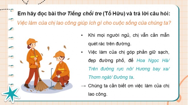 Soạn giáo án điện tử đạo đức 4 KNTT Bài 1: Biết ơn người lao động