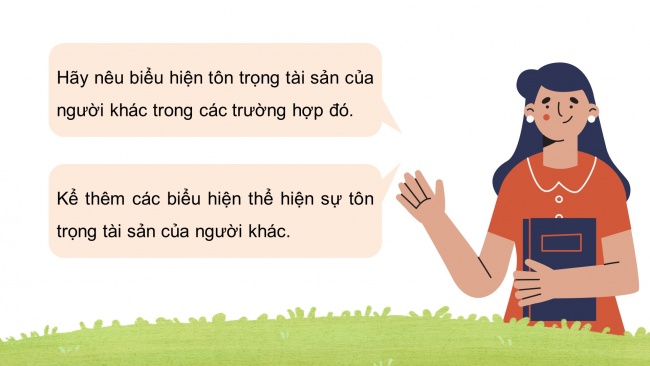 Soạn giáo án điện tử đạo đức 4 KNTT Bài 4: Tôn trọng tài sản của người khác