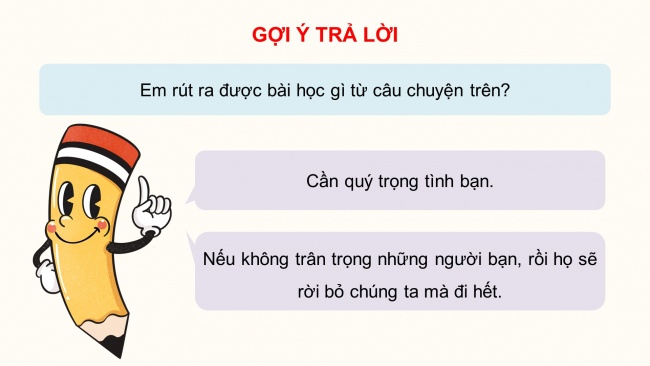 Soạn giáo án điện tử đạo đức 4 KNTT Bài 7: Duy trì quan hệ bạn bè