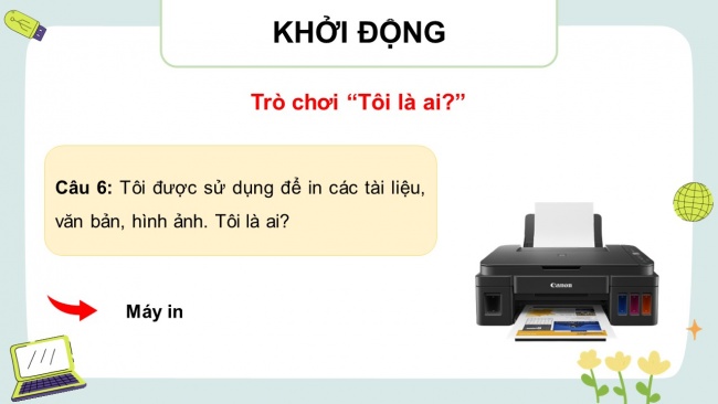 Soạn giáo án điện tử tin học 4 CTST Bài 1: Phần cứng và phần mềm máy tính