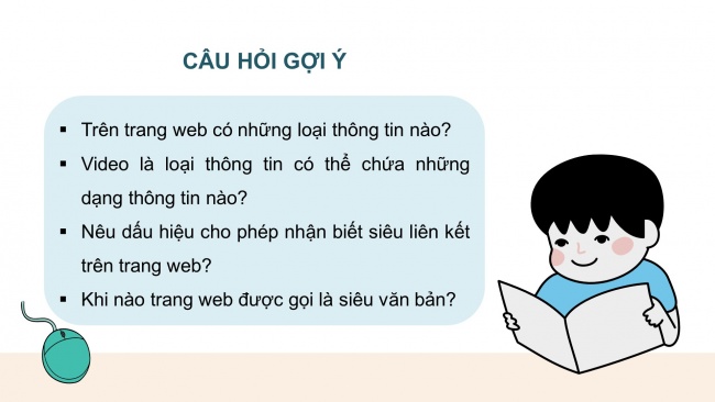 Soạn giáo án điện tử tin học 4 CTST Bài 3: Thông tin trên trang web