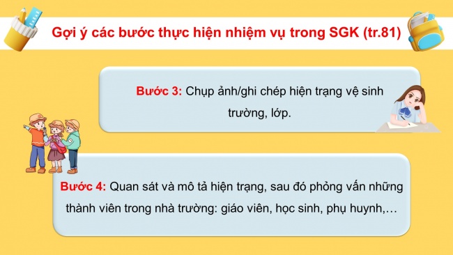 Soạn giáo án điện tử HĐTN 4 CTST bản 1 Chủ đề 8 Tuần 30: HĐGDTCĐ - Hoạt động 6