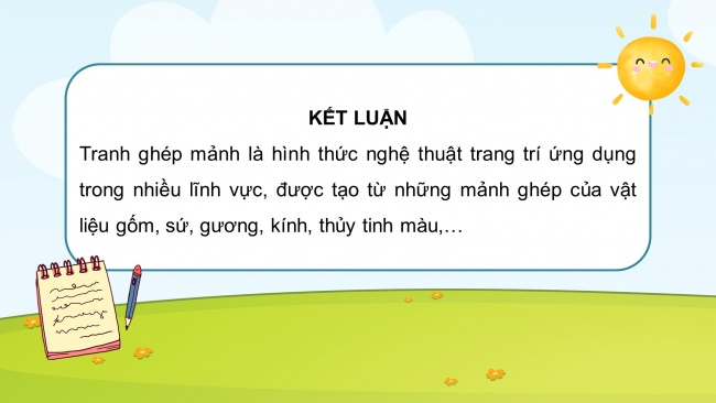 Soạn giáo án điện tử mĩ thuật 4 CTST bản 2 Bài 6: Tranh ghép mảnh