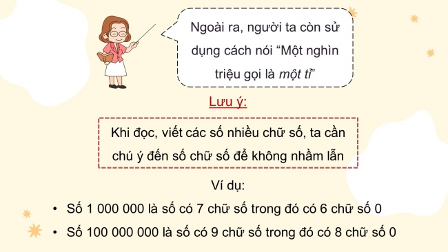 Soạn giáo án điện tử toán 4 cánh diều Bài 6: Các số có nhiều chữ số