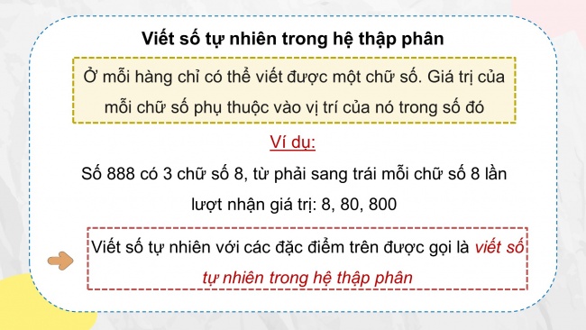 Soạn giáo án điện tử toán 4 cánh diều Bài 13: Viết số tự nhiên trong hệ thập phân