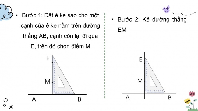 Soạn giáo án điện tử toán 4 cánh diều Bài 22: Hai đường thẳng song song. Vẽ hai đường thẳng song song