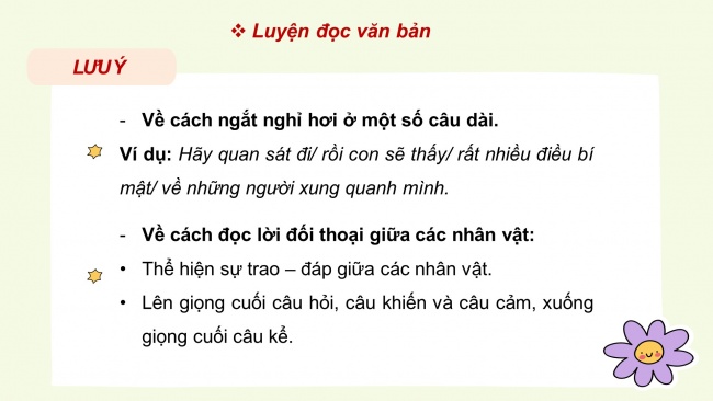 Soạn giáo án điện tử tiếng việt 4 cánh diều Bài 1 Đọc 2: Cái răng khểnh