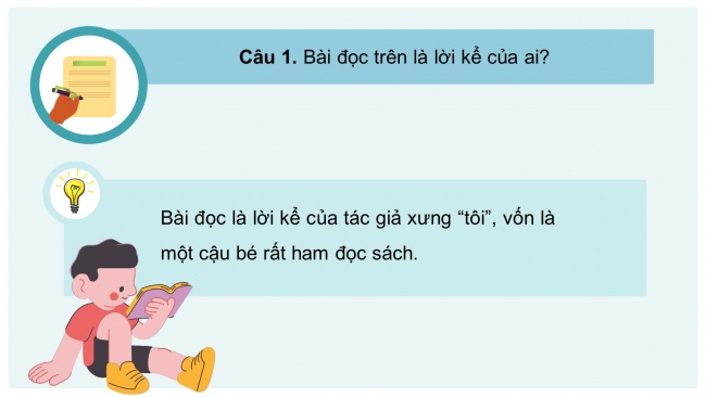 Soạn giáo án điện tử tiếng việt 4 cánh diều Bài 4 Đọc 2: Những trang sách tuổi thơ