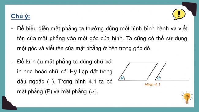 Soạn giáo án điện tử toán 11 KNTT Bài 10: Đường thẳng và mặt phẳng trong không gian